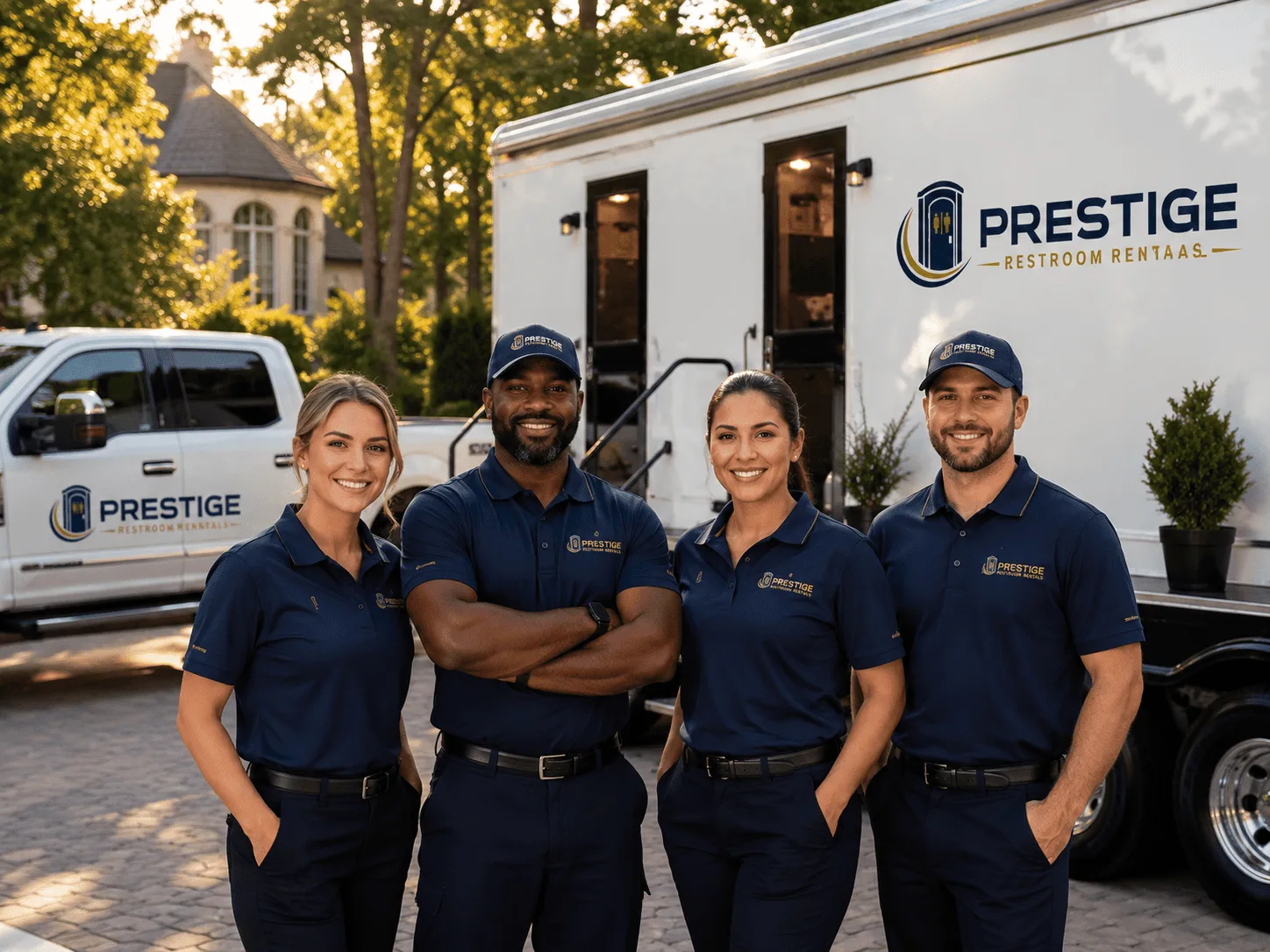 Trusted Luxury Portable Restrooms company in Trimble, OH